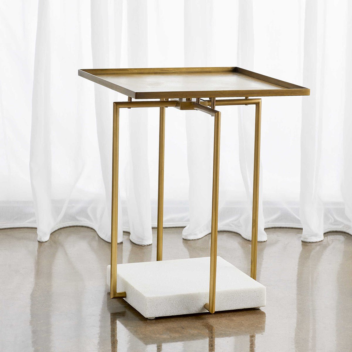 Square Deal Side Table Accent & End Tables| Uttermost