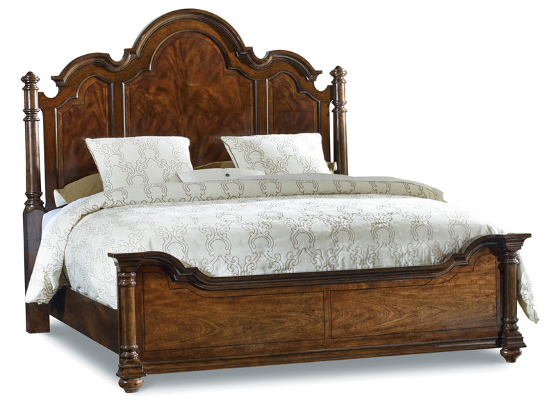 Queen Poster Bed - Al Rugaib Furniture (4688787570784)