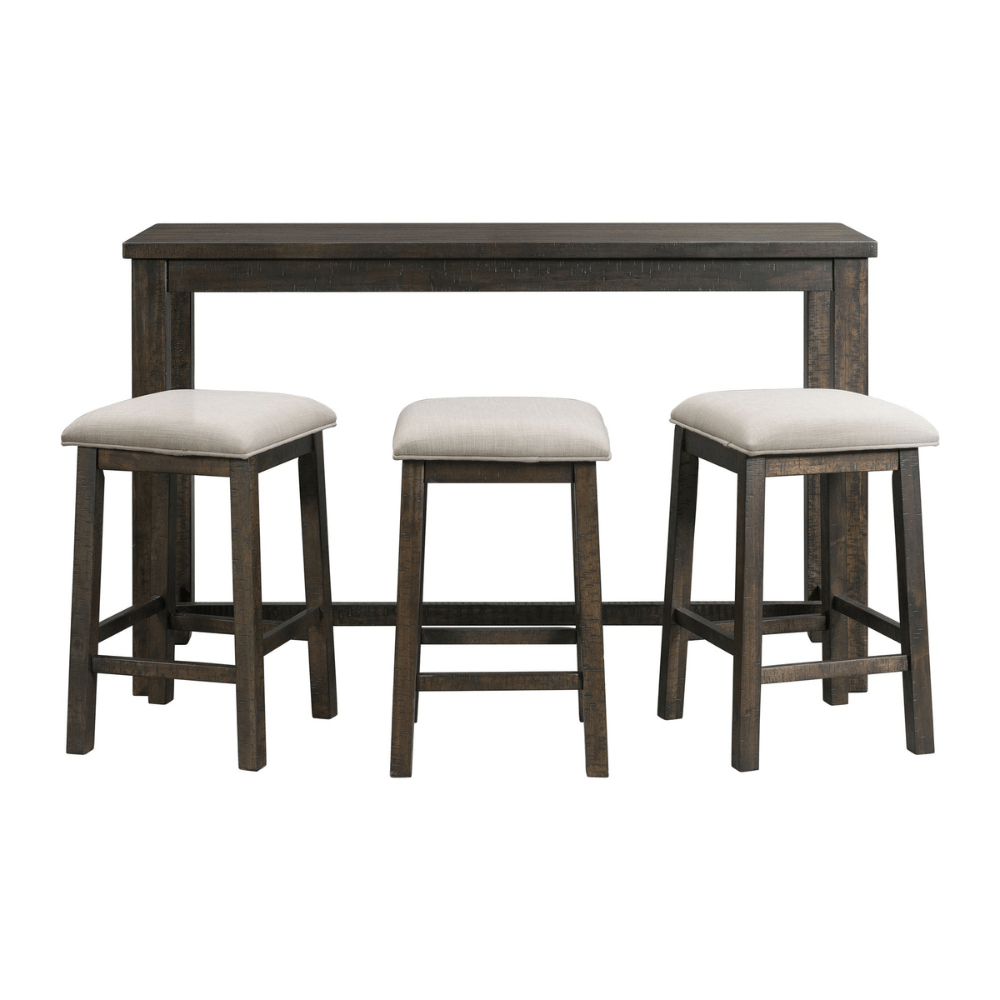Stone Occasional Bar Table Single Pack (Table + Three Stools) Dining Room Sets| Roots Furniture