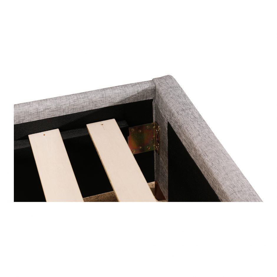 Takio King Bed Light Grey Beds| Moe's Home
