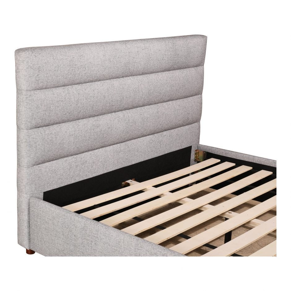 Takio King Bed Light Grey Beds| Moe's Home