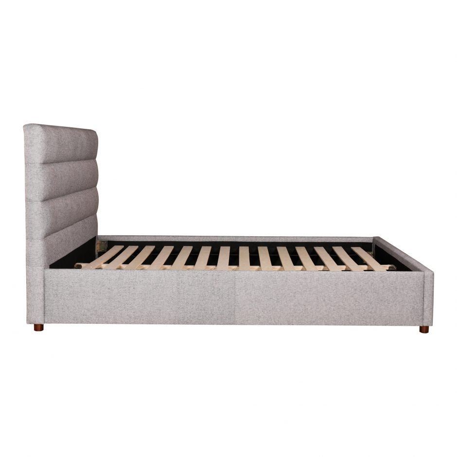 Takio King Bed Light Grey Beds| Moe's Home
