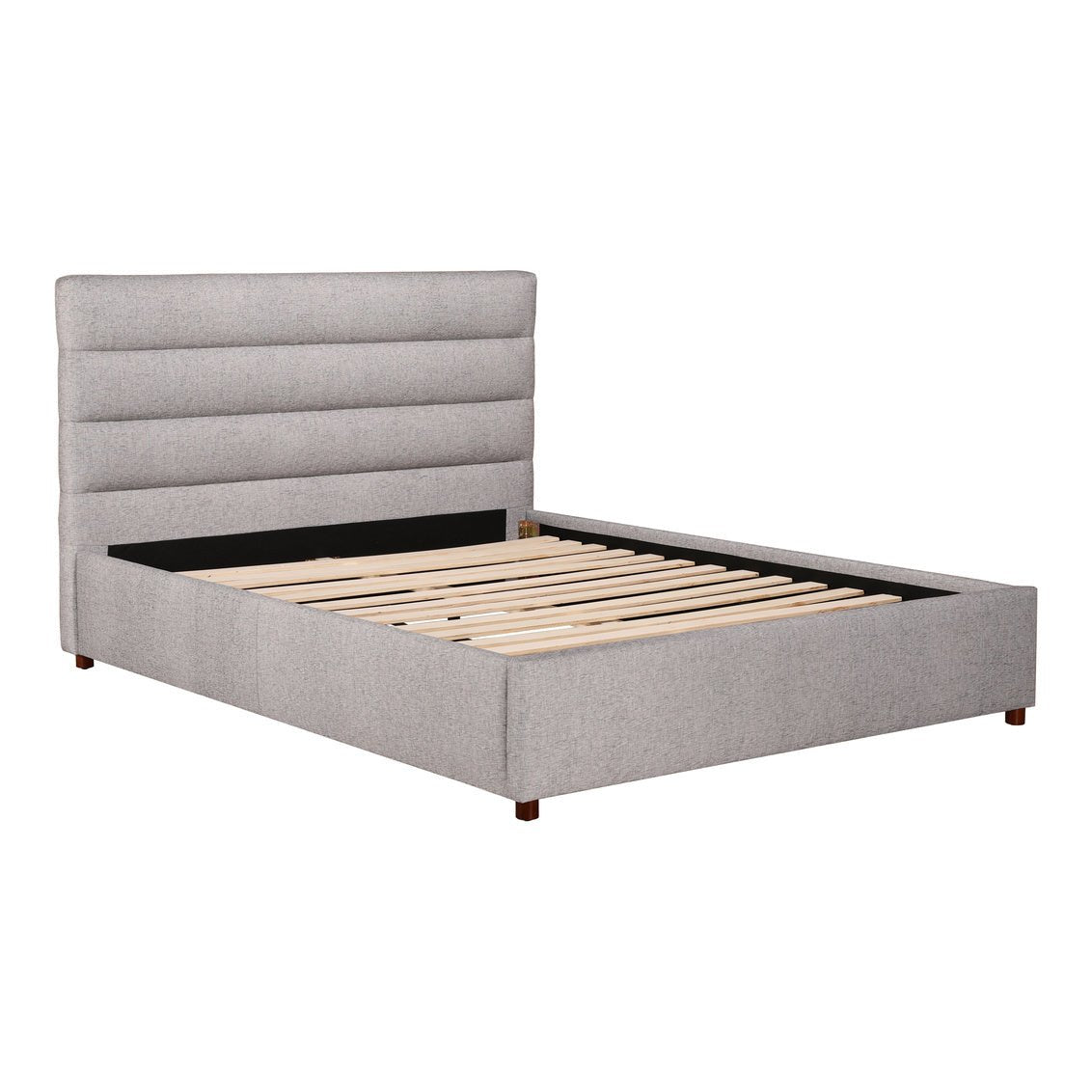 Takio Queen Bed Light Grey Beds| Moe's Home