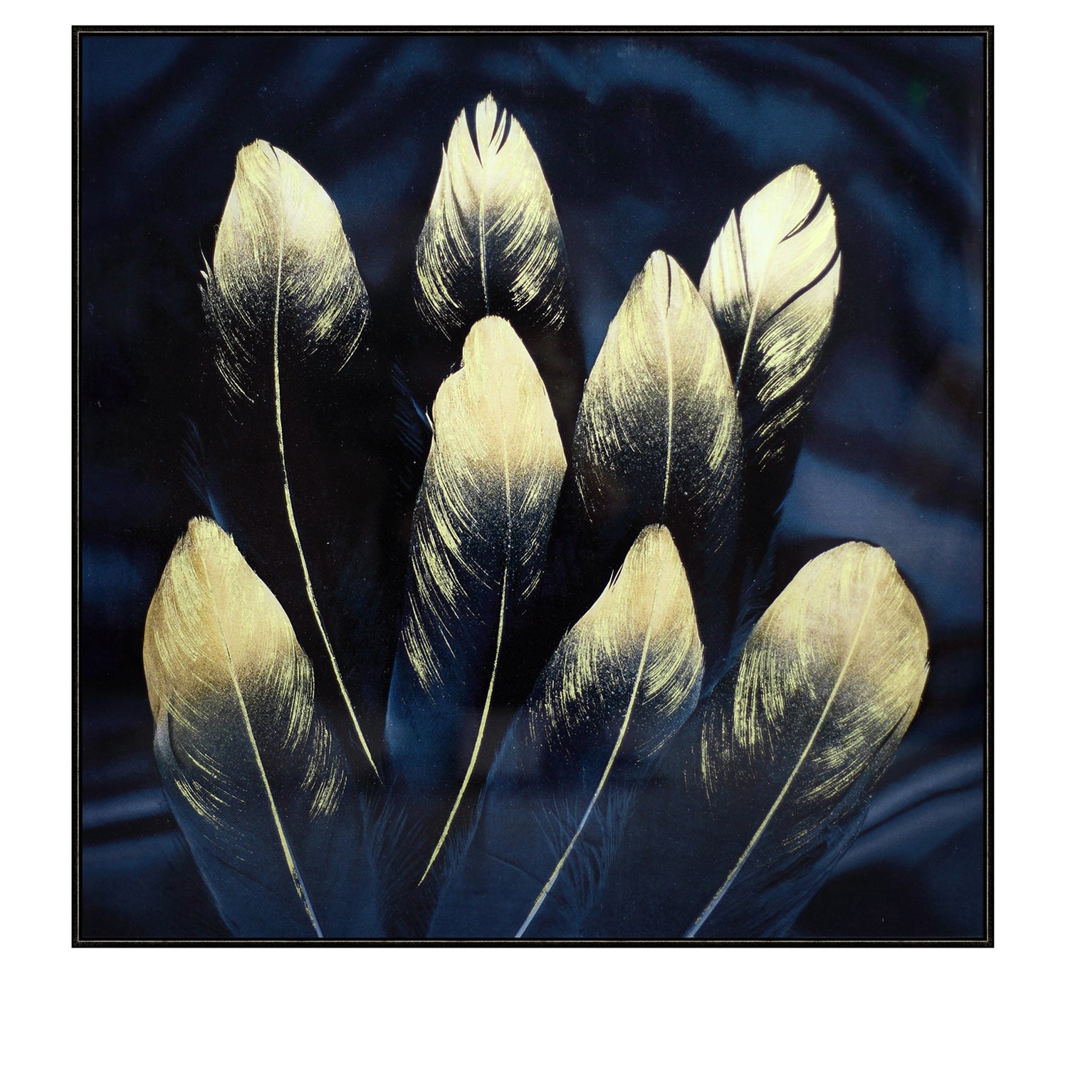 Tarfa's Feathers Tempered Glass Art Wall Art| Crestview