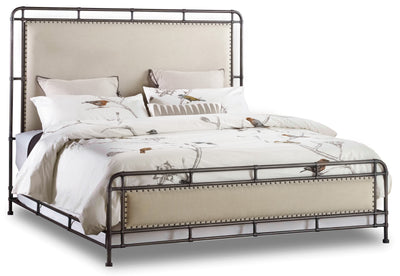 Slumbr Queen Metal Upholstered Bed - Al Rugaib Furniture (4688703815776)