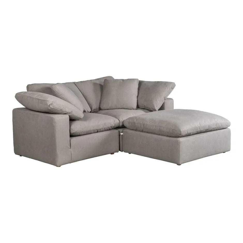 Terra Condo Nook Modular Sectional Livesmart Fabric Cream | Moe's Home