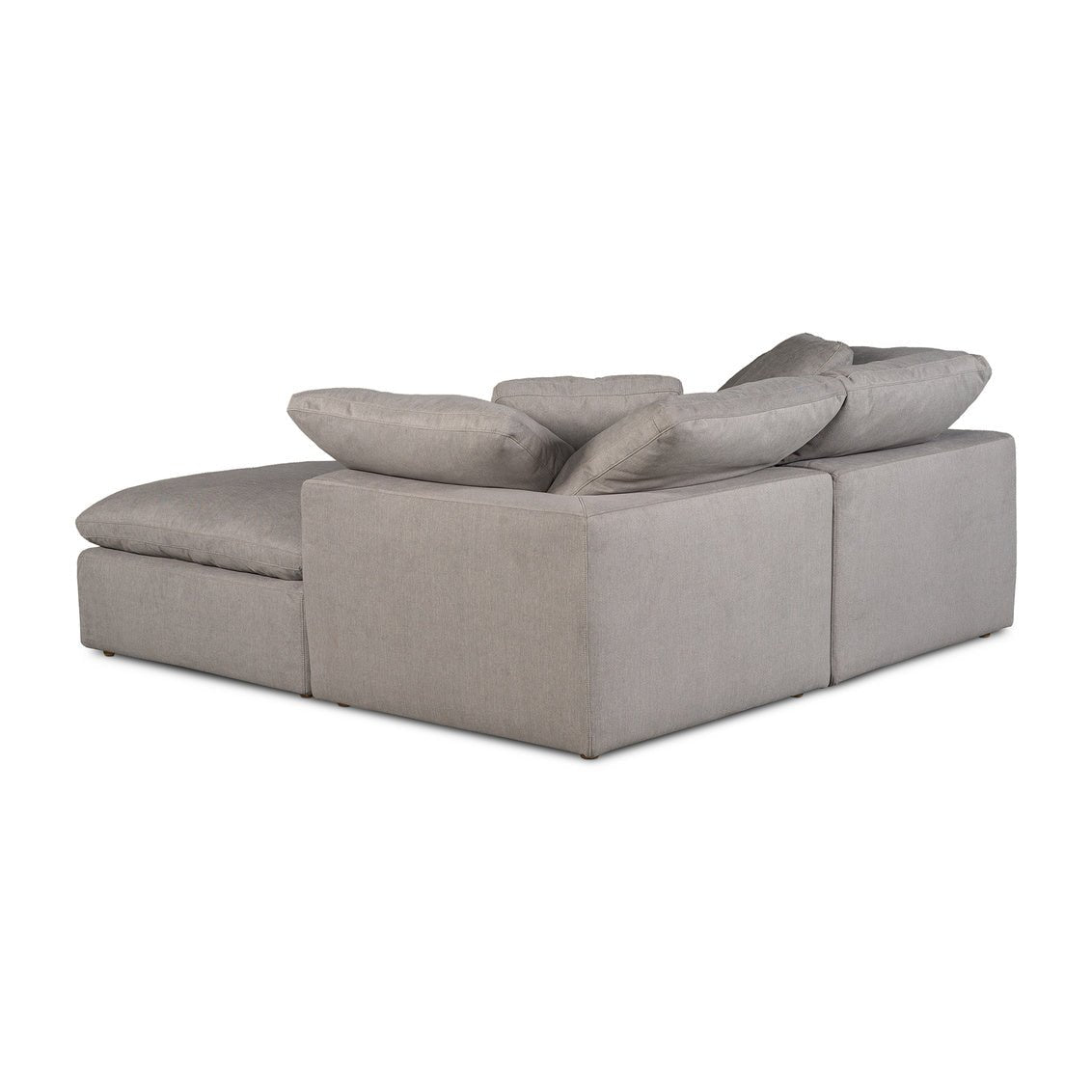 Terra Condo Nook Modular Sectional Livesmart Fabric Light Grey Sectionals| Moe's Home