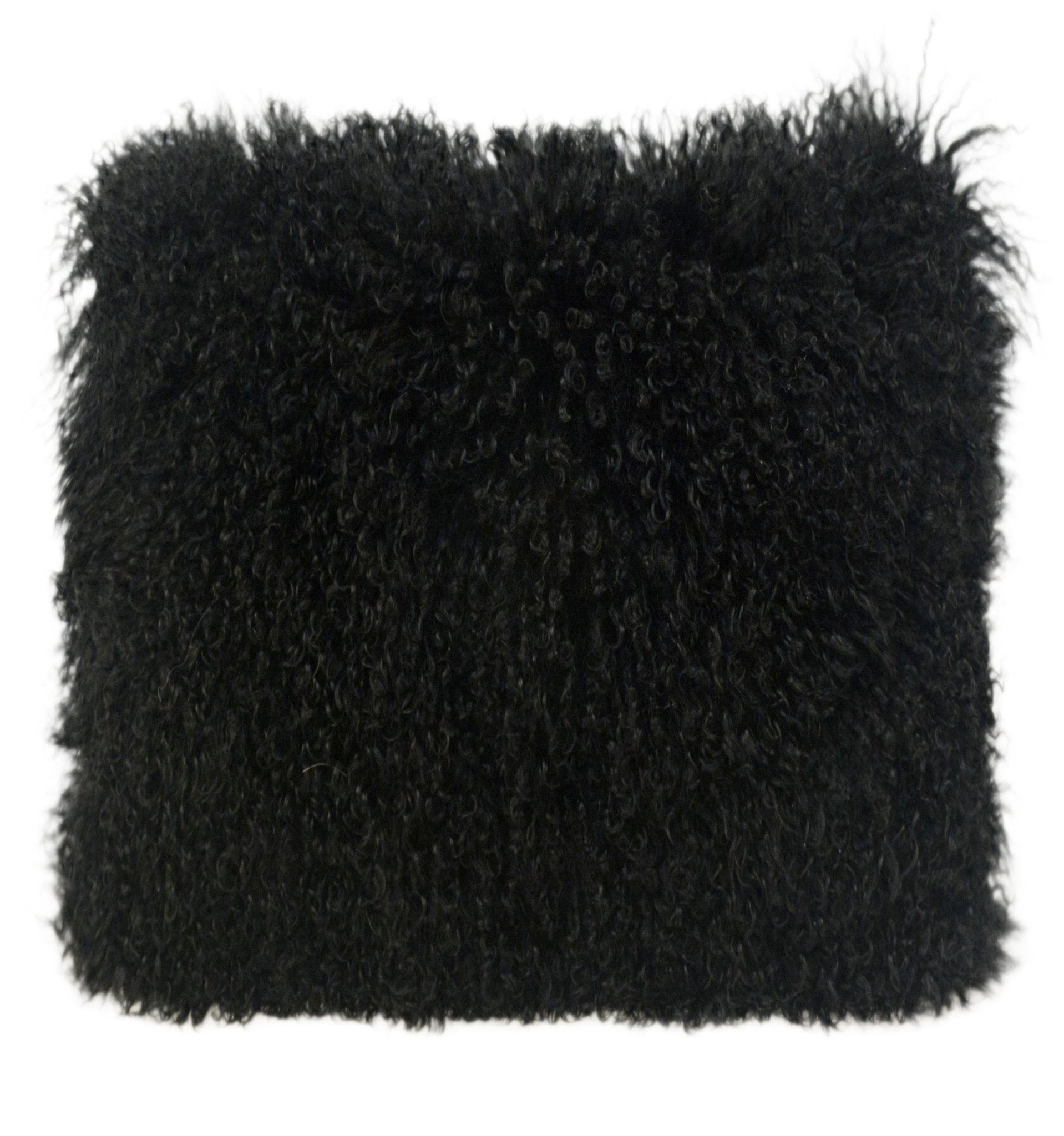 Tibetan Sheep Black Large Pillow Pillows| TOV
