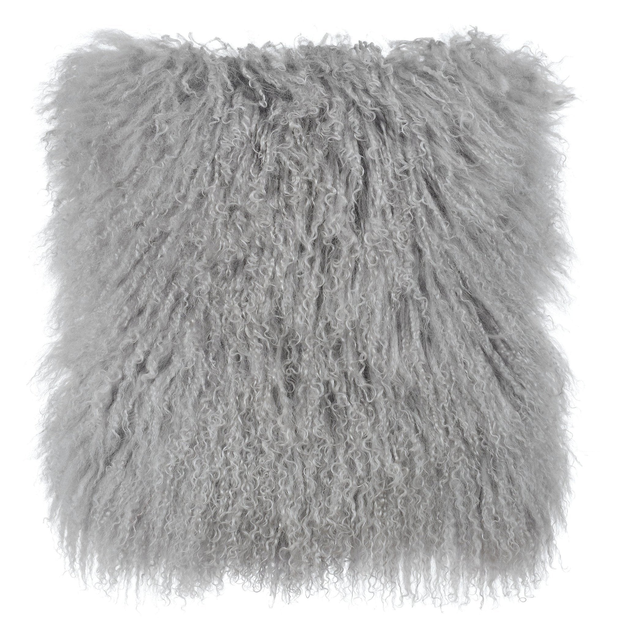 Tibetan Sheep Grey Pillow Pillows| TOV