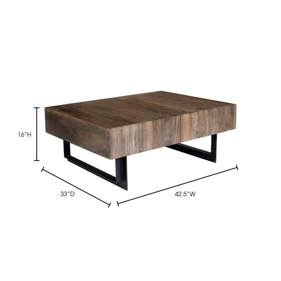 Tiburon Storage Coffee Table Coffee Tables| Moe's Home