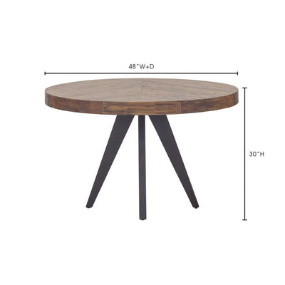 Parq Round Dining Table - Al Rugaib Furniture (4583162937440)