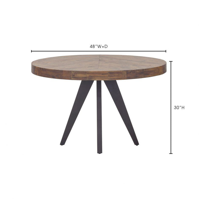 Parq Round Dining Table - Al Rugaib Furniture (4583162937440)