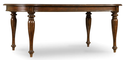 Leg Table w/2-18in Leaves - Al Rugaib Furniture (4688787308640)