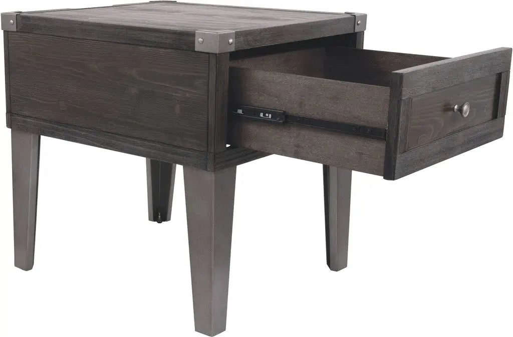 Todoe End Table with USB Ports & Outlets Accent & End Tables| Ashley Homestore