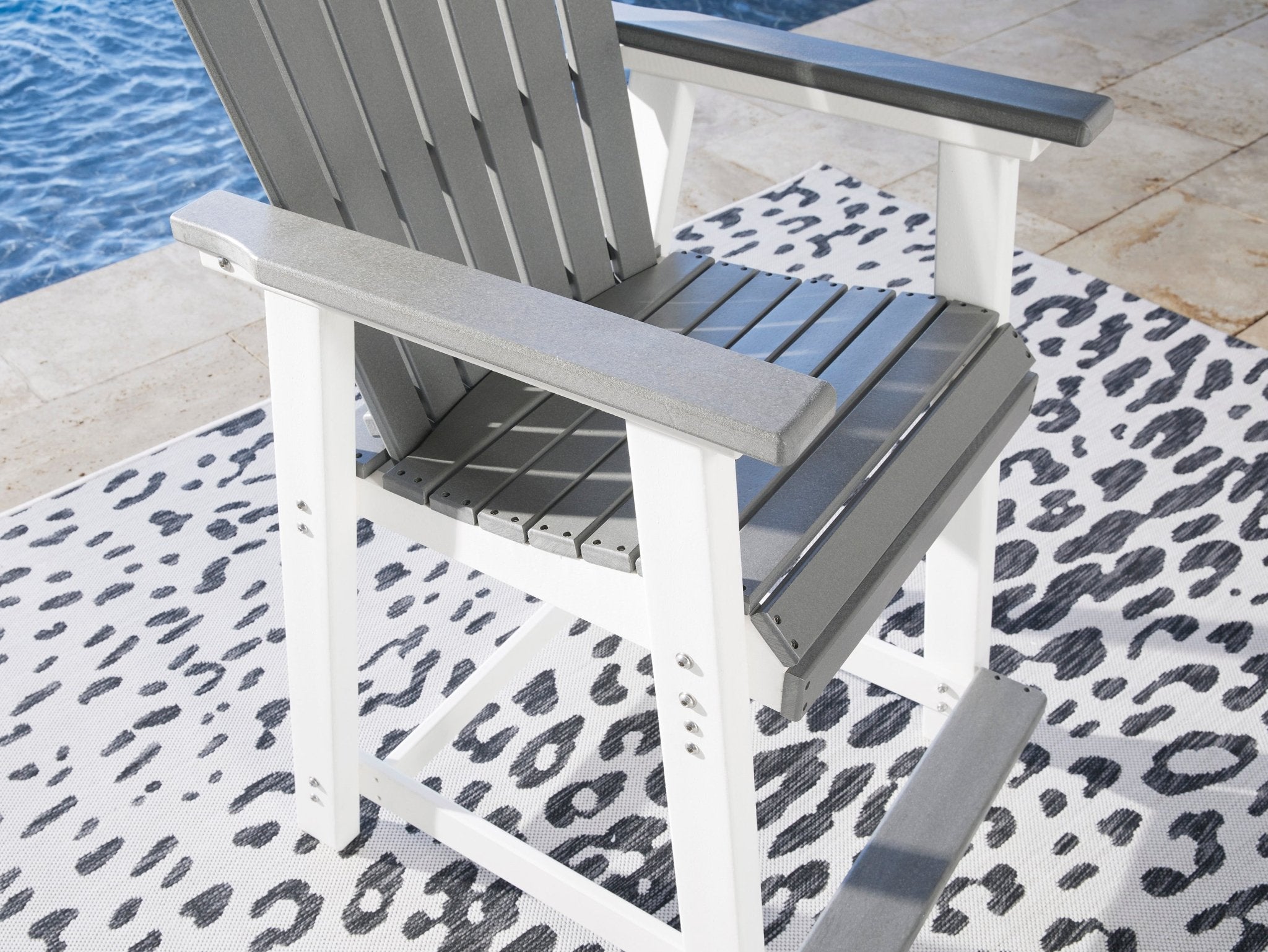 Transville Outdoor Counter Height Bar Stool (Set of 2) Outdoor Chairs| Ashley Homestore