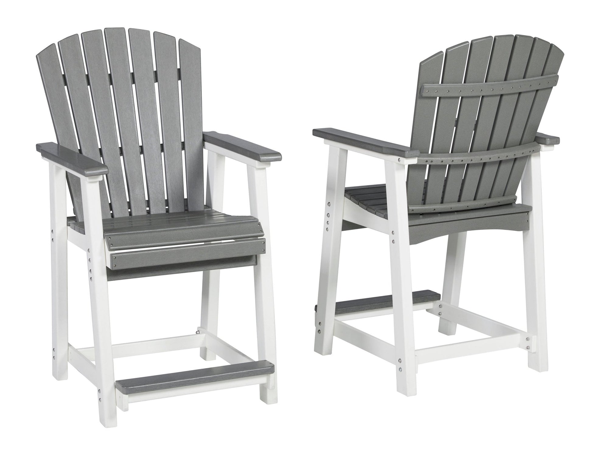 Transville Outdoor Counter Height Bar Stool (Set of 2) Outdoor Chairs| Ashley Homestore