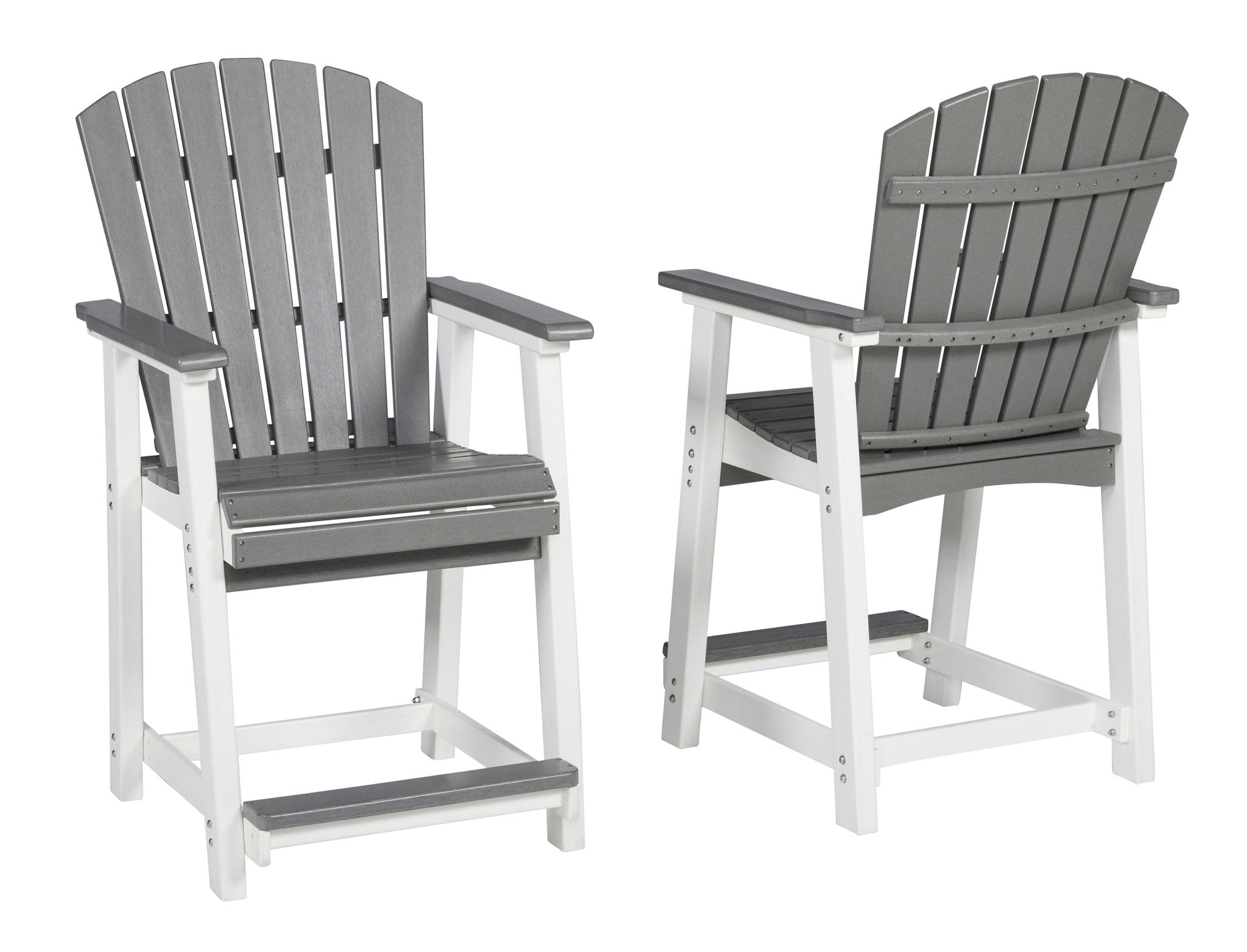 Transville Outdoor Counter Height Bar Stool (Set of 2) Outdoor Chairs| Ashley Homestore