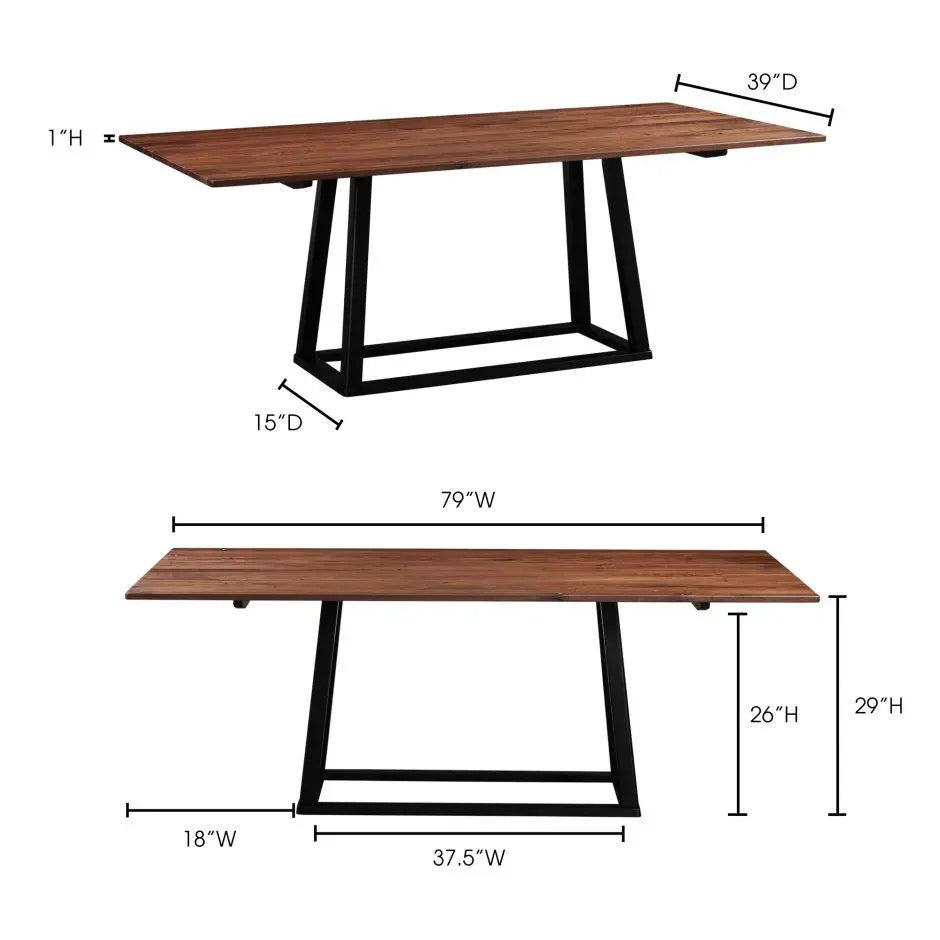 Tri-Mesa Dining Table Counter Tables| Moe's Home
