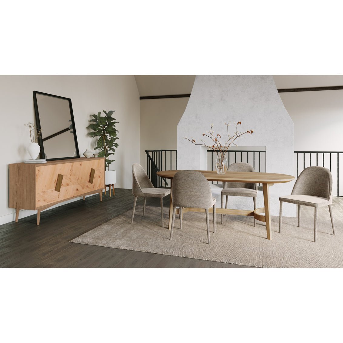 Trie Dining Table Small Natural Counter Tables| Moe's Home