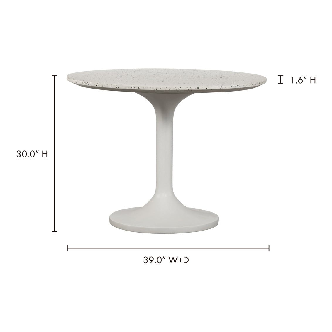 Tuli Outdoor Café Table Outdoor Living| Moe's Home