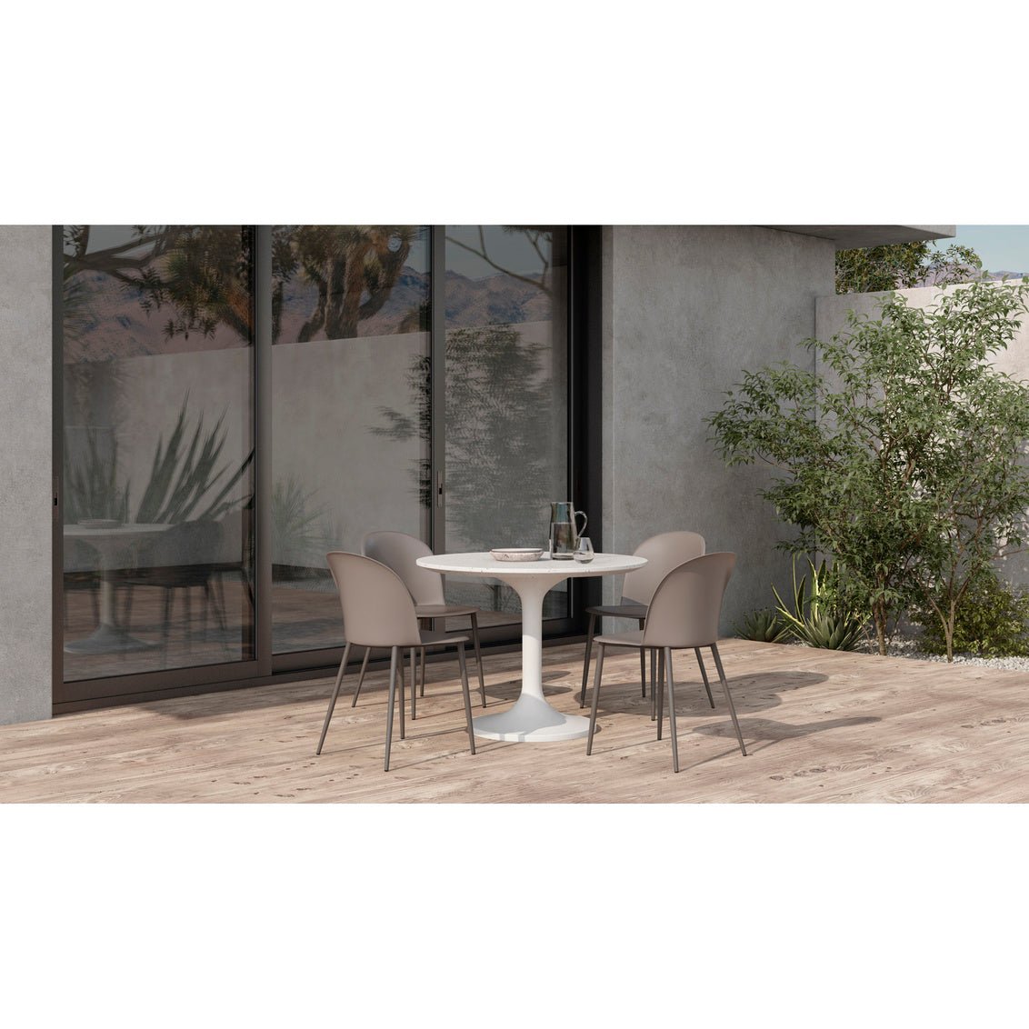 Tuli Outdoor Café Table Outdoor Living| Moe's Home