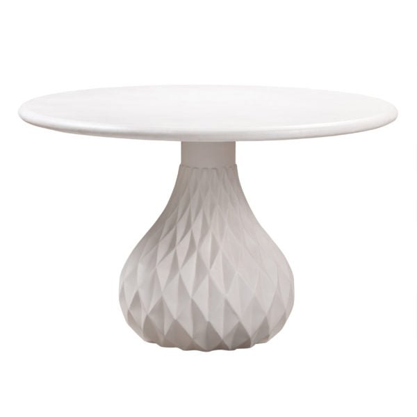 Tulum Ivory Concrete Dining Table Dining Tables| TOV