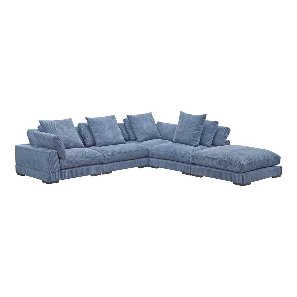 Tumble Dream Modular Sectional Navy Sectionals| Moe's Home