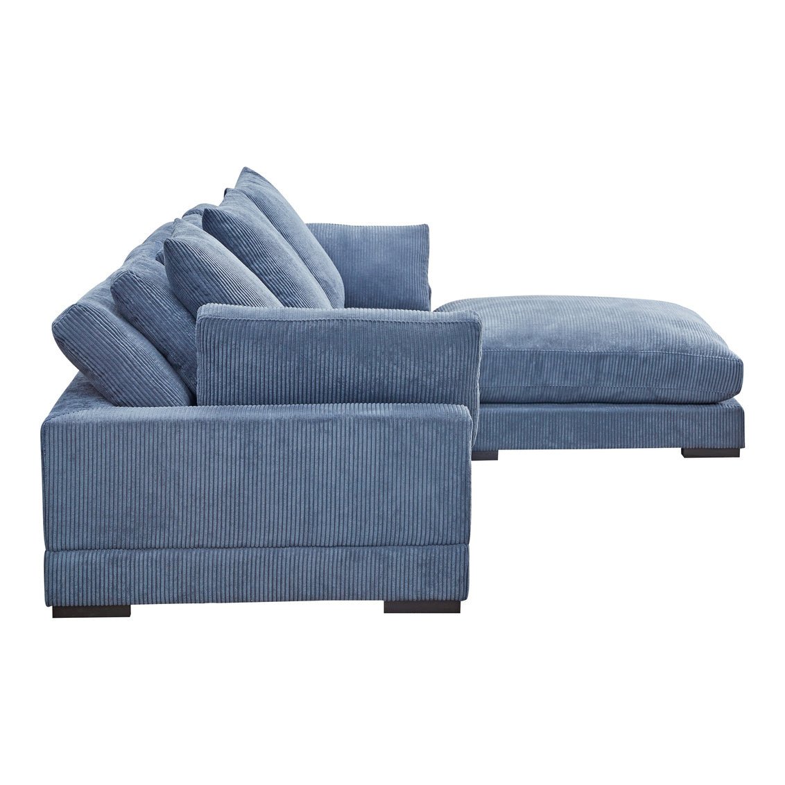 Tumble Lounge Modular Sectional Navy Sectionals| Moe's Home