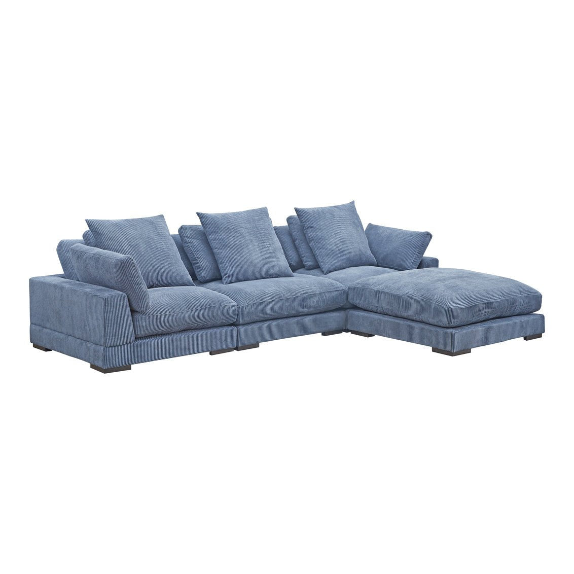 Tumble Lounge Modular Sectional Navy Sectionals| Moe's Home
