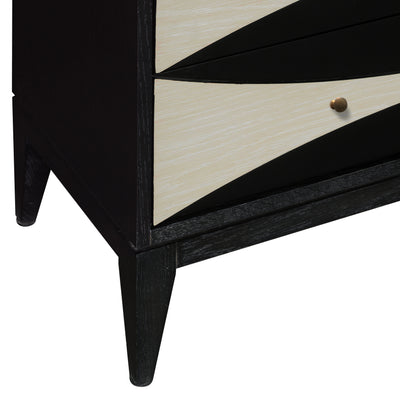 Contemporary Two-Tone 3 Drawer Chest (6629777637472)