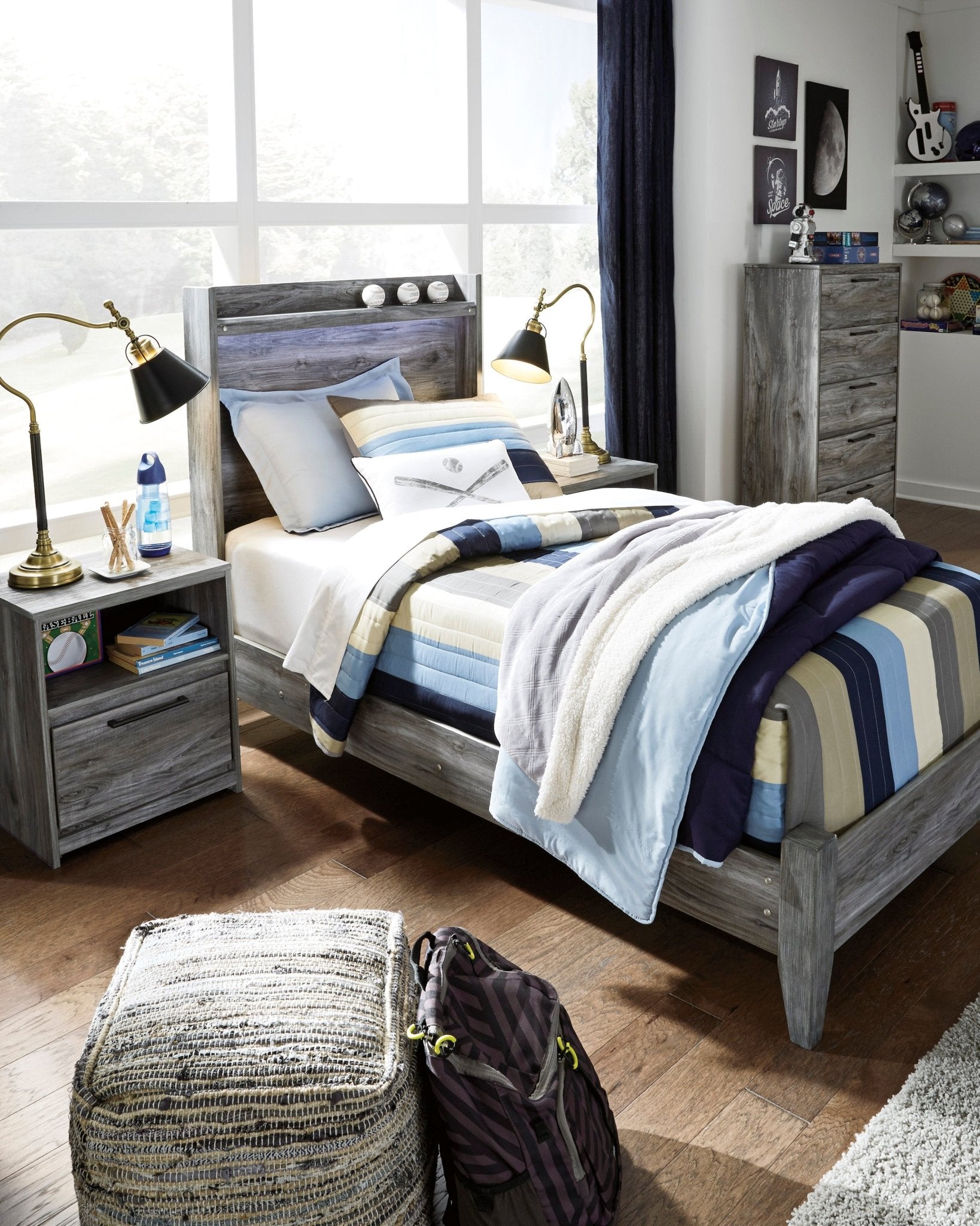 Twin Bedroom No Chest Kid Beds| Ashley Homestore