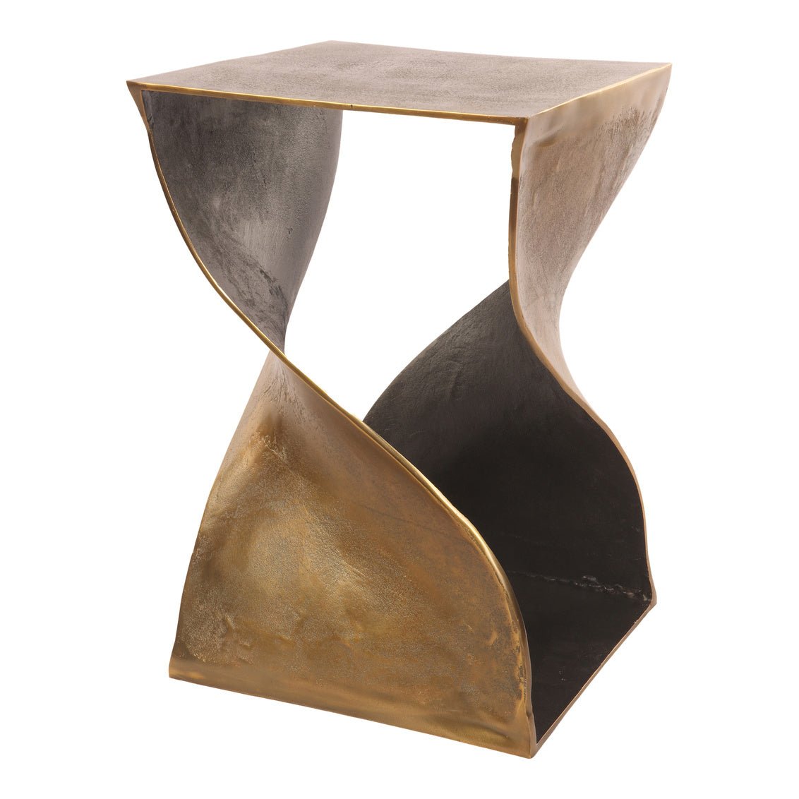 Twist Accent Table Brass Accent & End Tables| Moe's Home