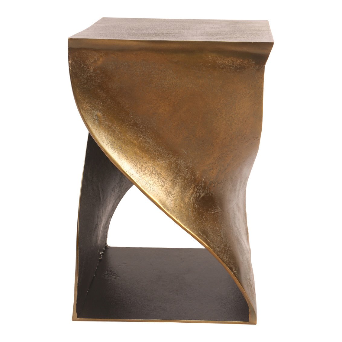 Twist Accent Table Brass Accent & End Tables| Moe's Home