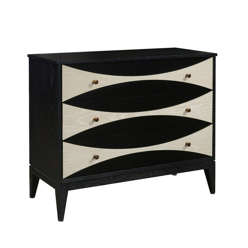 Contemporary Two-Tone 3 Drawer Chest (6629777637472)