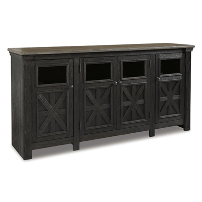 Tyler Creek 74" TV Stand - Al Rugaib Furniture