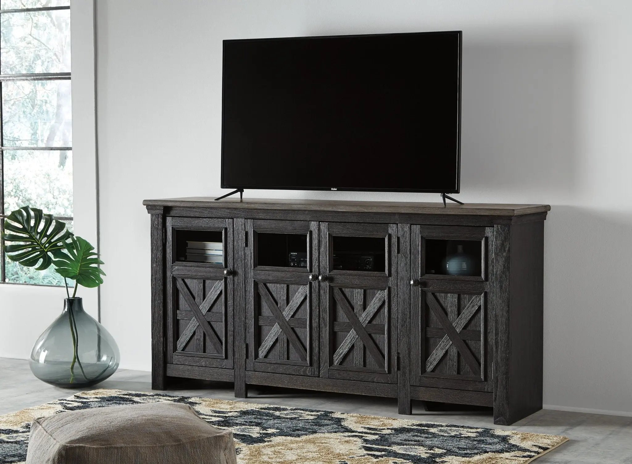 Tyler Creek 74" TV Stand TV Units| Ashley Homestore