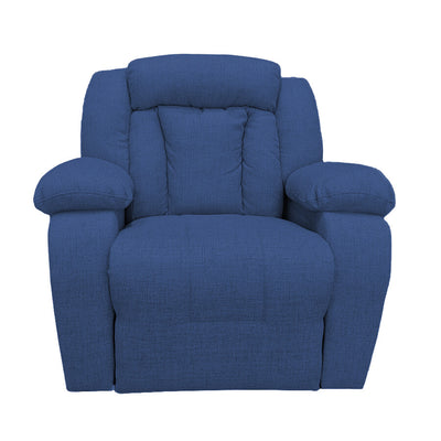 In House Rocking And Rotating Recliner Upholstered Chair with Controllable Back - Off White-906151-OW (6613410742368)