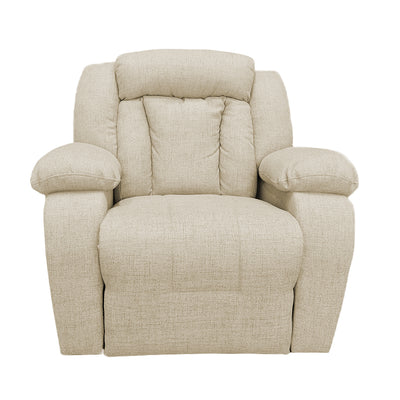 In House Rocking And Rotating Recliner Upholstered Chair with Controllable Back - Red-906151-RE (6613410644064)