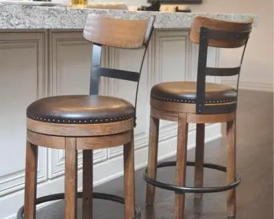 UPH Swivel Barstool Stools| Ashley Homestore