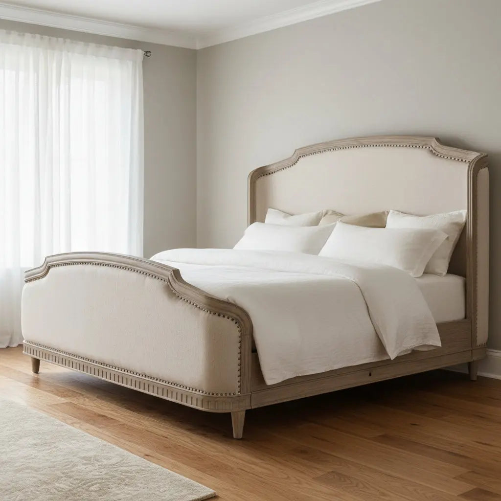 Upholstered Shelter Bed 5/0, Queen Beds| Hooker