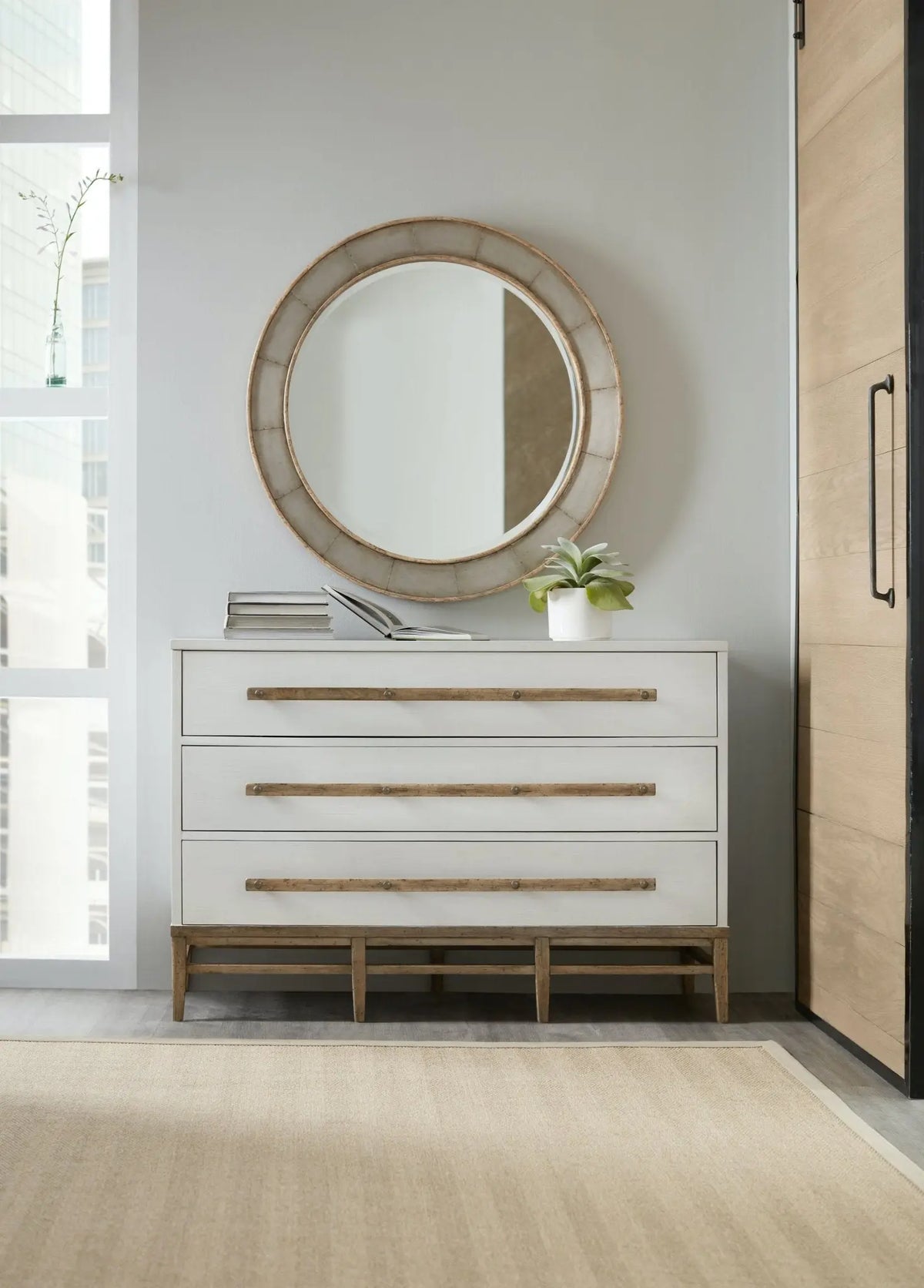 Urban Elevation Three-Drawer Bachelors Chest Cabinets & Chests| Hooker