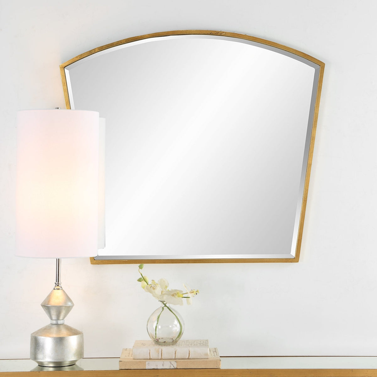 Uttermost Boundary Gold Arch Mirror Mirrors| Uttermost