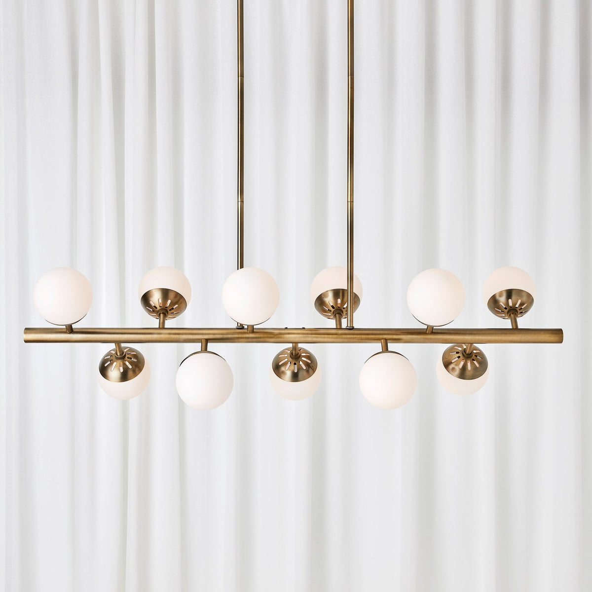 Uttermost Droplet 11 Light Linear Chandelier chandeliers| Uttermost