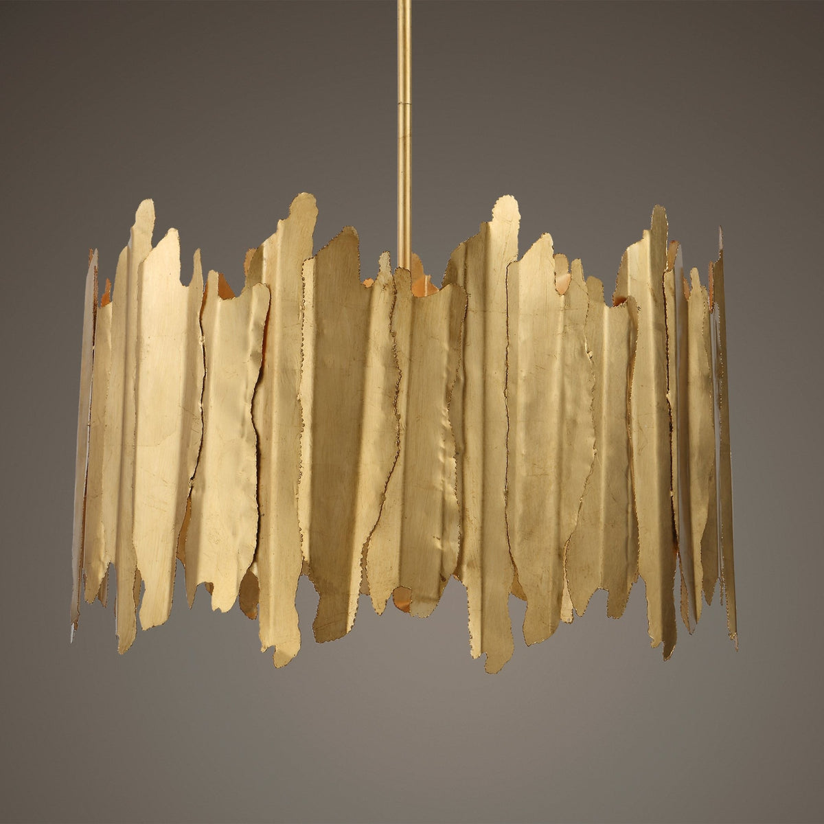 Uttermost Golden Gate 8 Light Industrial Pendant chandeliers| Uttermost