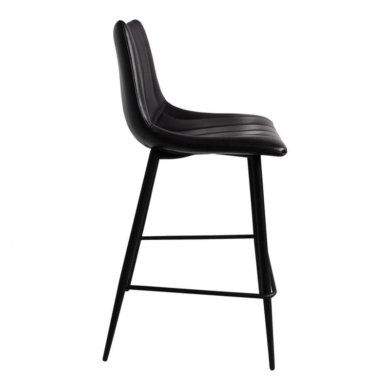 Alibi Counter Stool Matte Black-M2 - Al Rugaib Furniture (4583165853792)