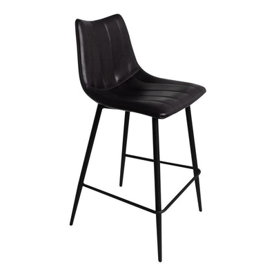 Alibi Counter Stool Matte Black-M2 - Al Rugaib Furniture (4583165853792)