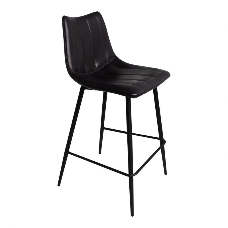Alibi Counter Stool Matte Black-M2 - Al Rugaib Furniture (4583165853792)