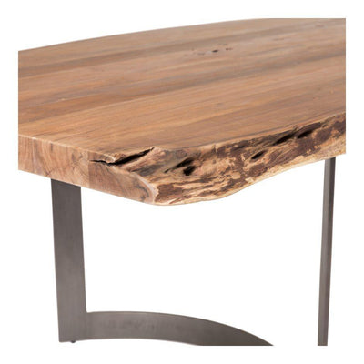 Bent Dining Table Small Smoked - Al Rugaib Furniture (4568058986592)