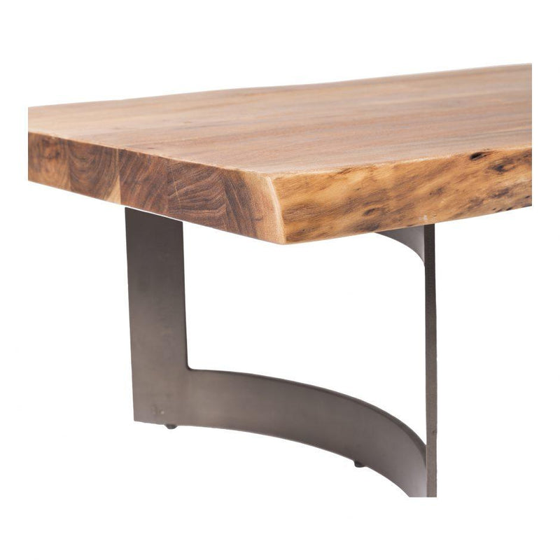 Bent Coffee Table Smoked - Al Rugaib Furniture (4568058298464)