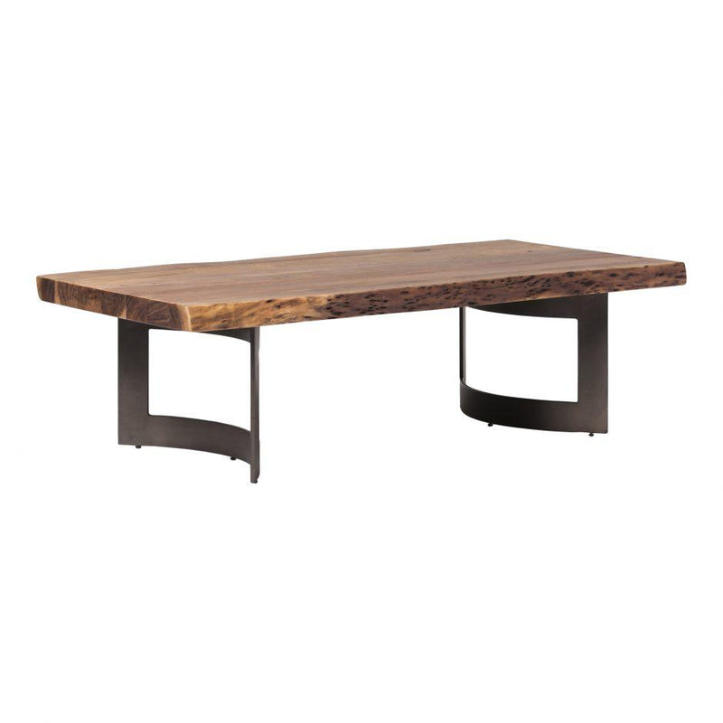 Bent Coffee Table Smoked - Al Rugaib Furniture (4568058298464)